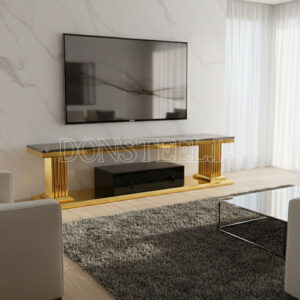 میز تلویزیون استیل مدل هخامنشی طلایی (1)