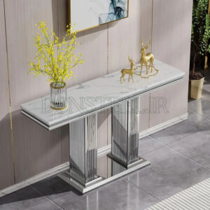 کنسول استیل مدل هخامنشی نقره‌ای (1)