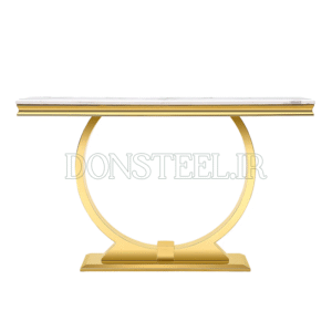 کنسول استیل مدل هلال طلایی (3)