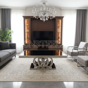 جلومبلی استیل مدل آئودی نقره‌ای (1)