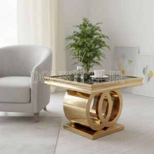 عسلی استیل مدل آئودی طلایی (1)