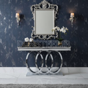 کنسول استیل مدل آئودی نقرهای (1)